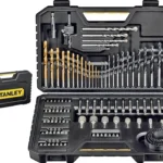 Stanley Σετ 100 Τρυπάνια με Κυλινδρικό Στέλεχος για Ξύλο, Μέταλλο και Δομικά Υλικά STA7205