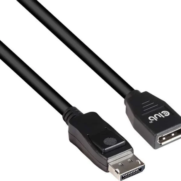 Club3D Cable DisplayPort male - DisplayPort female 2m Μαύρο (CAC-1022)