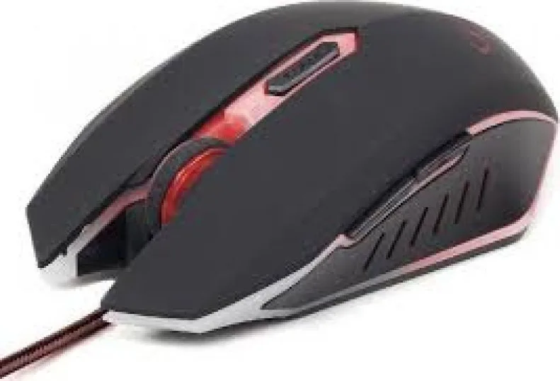 20191220172231_gembird_musg_001_red.jpeg Gembird MUSG-001 RGB Gaming Ποντίκι Μαύρο - Image 1