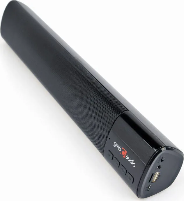 20200312135115_588450d4.jpeg Gembird SPK-BT-BAR400-01 Ηχείο Bluetooth 10W με Ραδιόφωνο και Διάρκεια Μπαταρίας έως 4 ώρες Μαύρο - Image 1