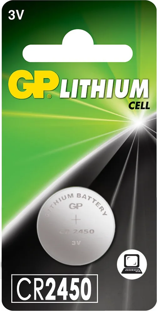 20200917103116_gp_batteries_lithium_cell_cr2450_1tmch.jpeg GP Batteries Lithium Cell Μπαταρία CR2450 3V 1τμχ - Image 1