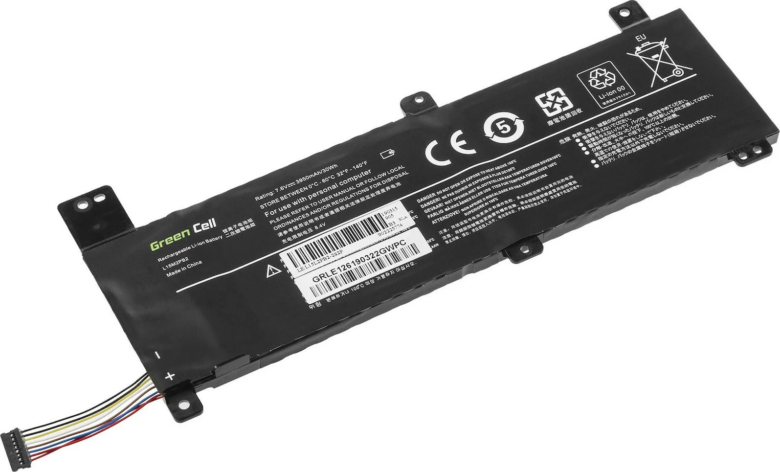 20201119152217_green_cell_mpataria_gia_lenovo_ideapad_310_14iap_le126_3950mah.jpeg Green Cell Συμβατή Μπαταρία για Lenovo IdeaPad 310-14IAP/310-14IKB/310-14ISK με 3950mAh (LE126) - Image 1