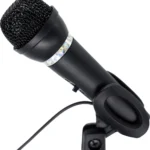 Gembird MIC-D-04 Πυκνωτικό Μικρόφωνο 3.5mm Χειρός, Επιτραπέζιο για Φωνητικά