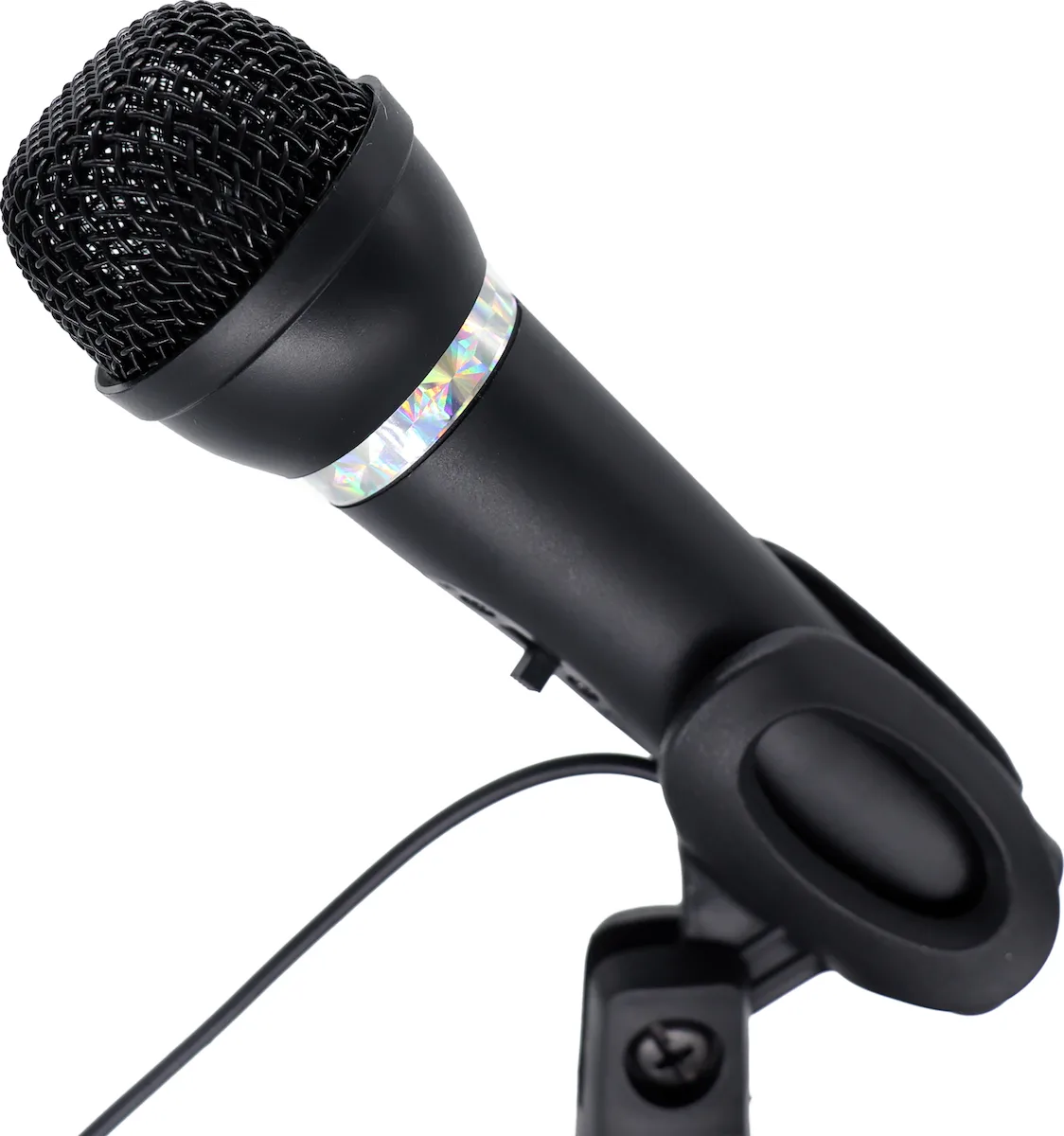 20210226145123_gembird_mic_d_04.jpeg Gembird MIC-D-04 Πυκνωτικό Μικρόφωνο 3.5mm Χειρός, Επιτραπέζιο για Φωνητικά - Image 1