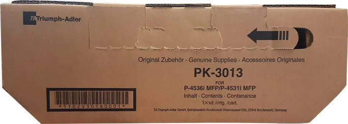 20210302121209_triumph_adler_pk_3013_black_toner.jpeg Triumph-Adler PK-3013 Γνήσιο Toner Laser Εκτυπωτή Μαύρο 14500 Σελίδων (1T02V30UT0) - Image 1