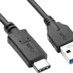 Goobay 67890 USB 3.0 Cable USB-C male - USB-A 15W Μαύρο 1m 67890