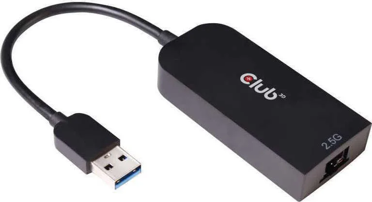 20210304152606_club3d_usb_3_2_gen1_network_adapter.jpeg Club3D CAC-1420 Αντάπτορας Δικτύου USB με Ενσύρματη Σύνδεση Ethernet - Image 1