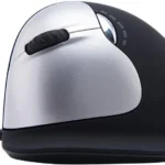 R-Go Tools HE Large Ενσύρματο Εργονομικό Vertical Ποντίκι για Αριστερόχειρες Μαύρο/Ασημί