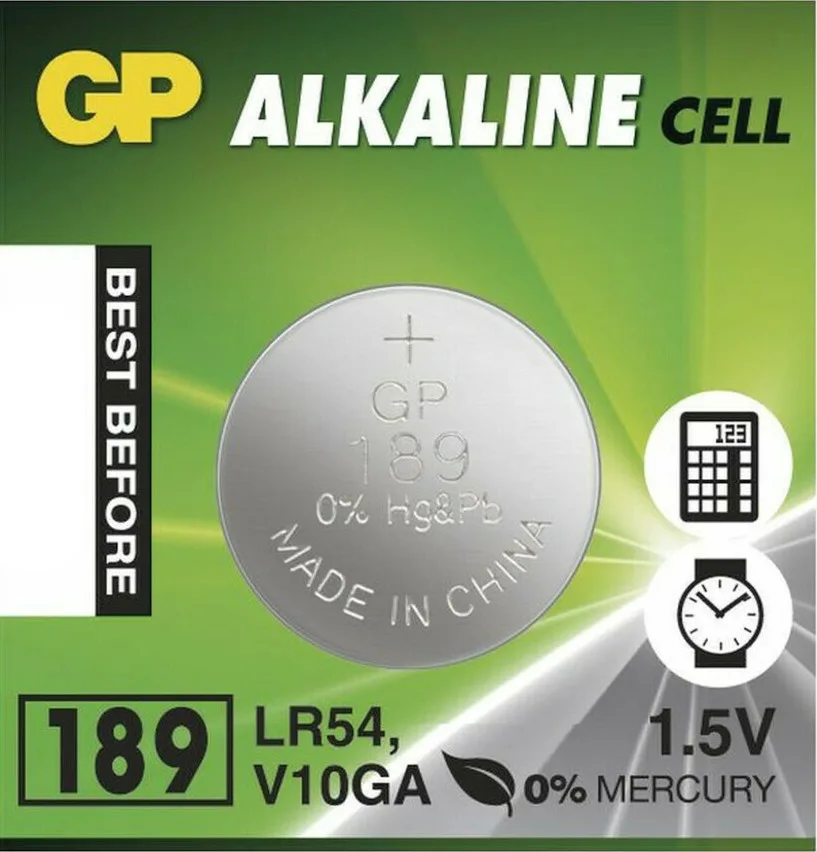 20210929103420_gp_batteries_alkaliki_mpataria_rologion_lr54_1_5v_1tmch.jpeg GP Batteries 189 Αλκαλική Μπαταρία Ρολογιών LR54 1.5V 1τμχ - Image 1
