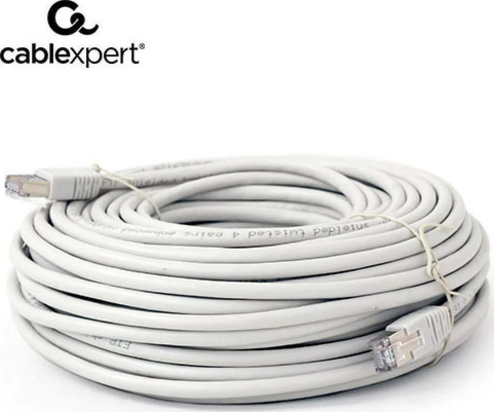 20211012165801_cablexpert_f_ftp_cat_6_cable_30m_gri_pp6_30m.jpeg Cablexpert F/FTP Cat.6 (Gigabit) Καλώδιο Δικτύου Ethernet 30m Γκρι PP6-30M - Image 1