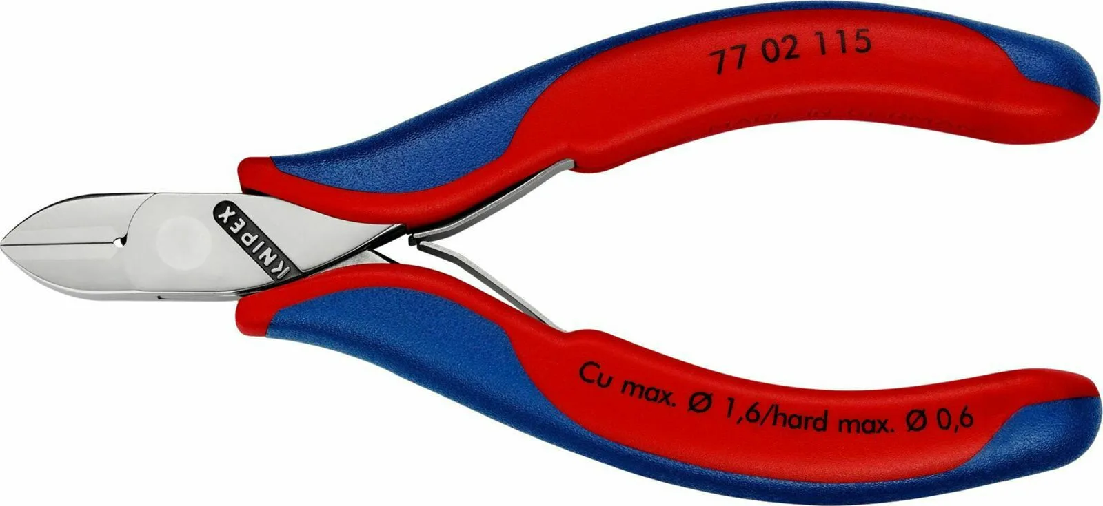 20211013112238_be0d3706.jpeg Knipex Πλαγιοκόφτης Πλάγιος Ηλεκτρολόγου Μήκους 115mm 77 02 115 - Image 1