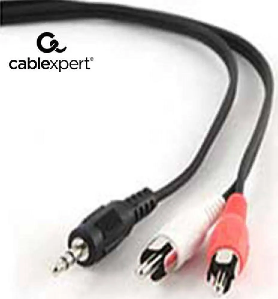 20211015164733_cablexpert_audio_cable_3_5mm_male_2x_rca_male_5m_cca_458_5m.jpeg Cablexpert Καλώδιο Ήχου 3.5mm male - RCA male Μαύρο 5m με Επίχρυσους Ακροδέκτες CCA-458-5M - Image 1