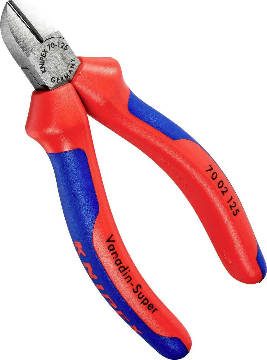 20211015170151_0fa851a1.jpeg Knipex Πλαγιοκόφτης Πλάγιος Ηλεκτρολόγου Μήκους 125mm 70 02 125 - Image 1