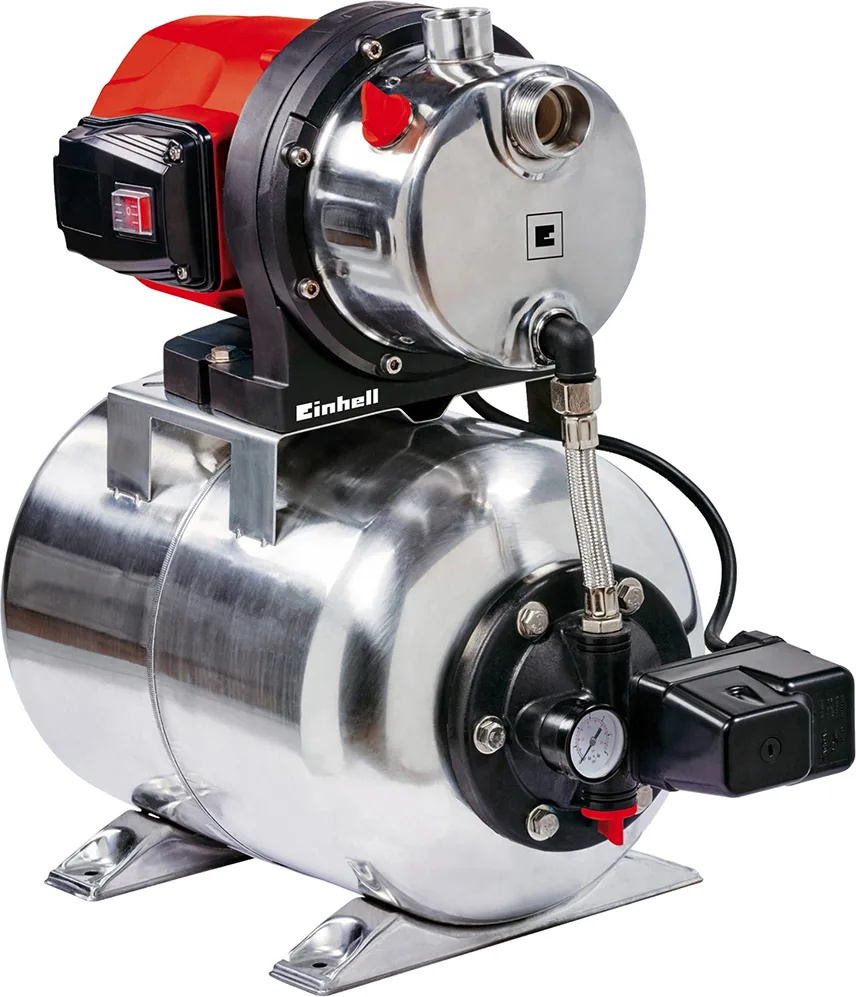 Einhell GC-WW 1250 NN Μονοβάθμιο Μονοφασικό Πιεστικό Συγκρότημα Νερού με Δοχείο 20 Λίτρων 1200W - Image 1