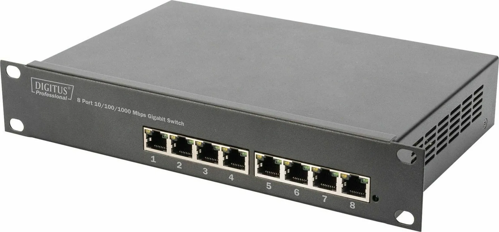 Digitus DN-80114 Unmanaged L2 Switch με 8 Θύρες Gigabit (1Gbps) Ethernet - Image 1