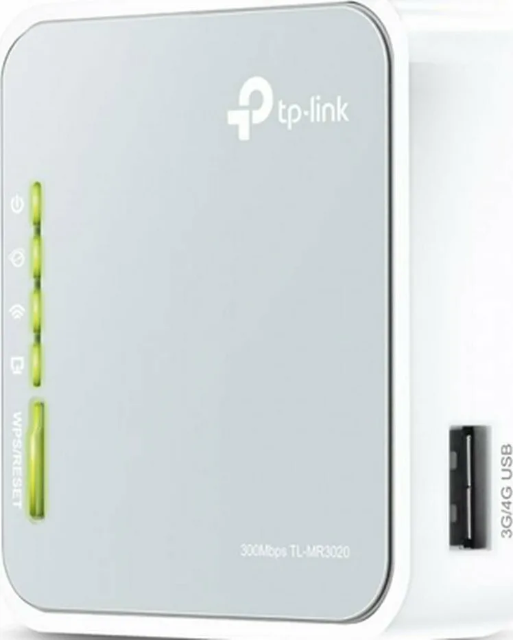 20211125163256_tp_link_tl_mr3020_v3_asyrmato_3g_mobile_router_wi_fi_4.jpeg TP-LINK TL-MR3020 v3 Ασύρματο 4G Router Wi‑Fi 4 - Image 1