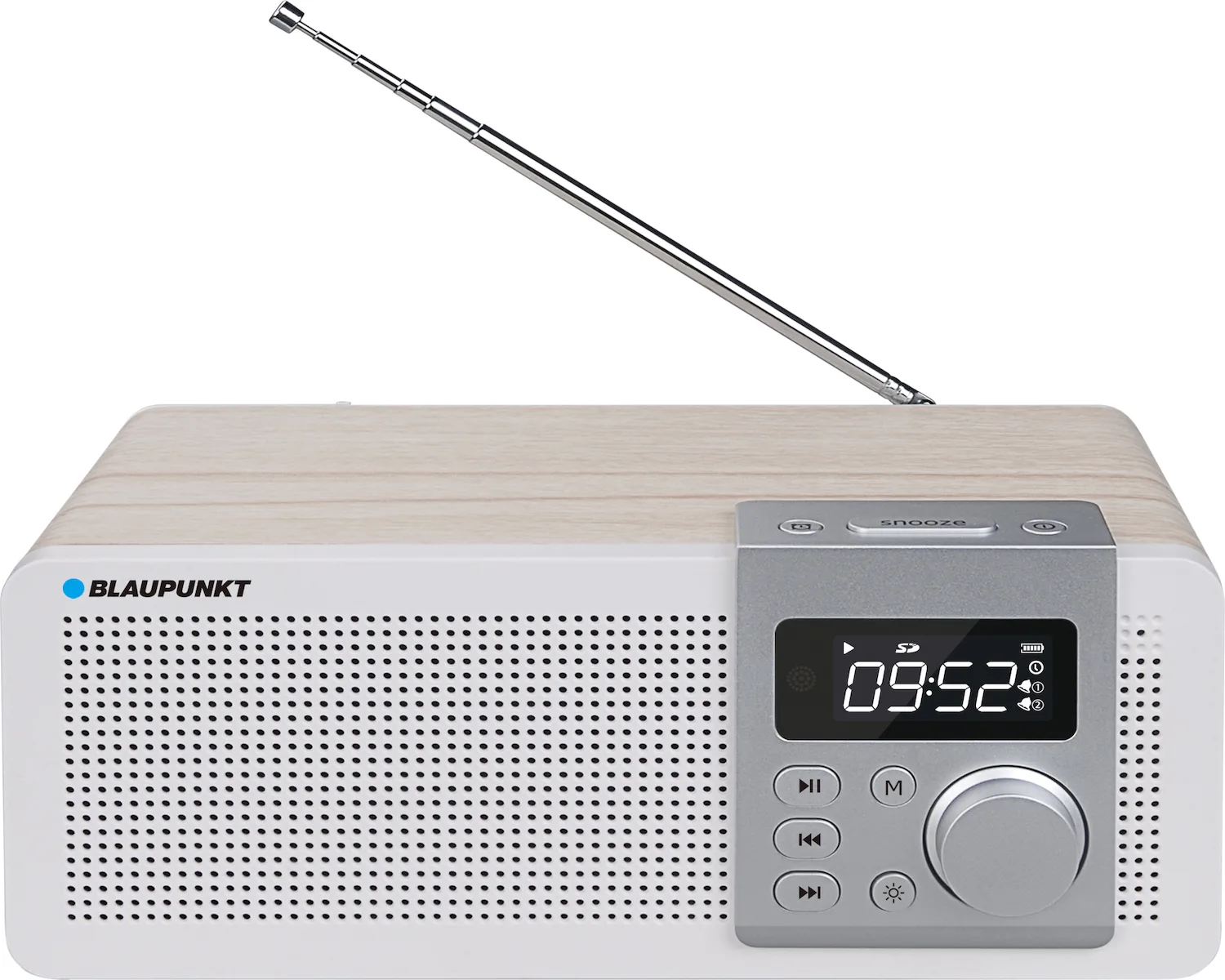 Blaupunkt PP14BT Φορητό Ραδιόφωνο Επαναφορτιζόμενο με Bluetooth και USB Λευκό - Image 1