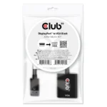 Club3D DisplayPort to VGA Black Active Adapter M/F Μετατροπέας DisplayPort male σε VGA female 1τμχ