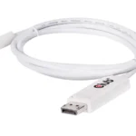 Club3D Μετατροπέας DisplayPort male σε USB-C male Λευκό 1τμχ CAC-1517