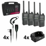 Albrecht Tectalk Worker 3 Ασύρματος Πομποδέκτης PMR 0.5W χωρίς Οθόνη Σετ 4τμχ