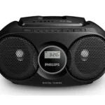 Philips Φορητό Ηχοσύστημα AZ215 AZ215B/12 με CD / Ραδιόφωνο σε Μαύρο Χρώμα