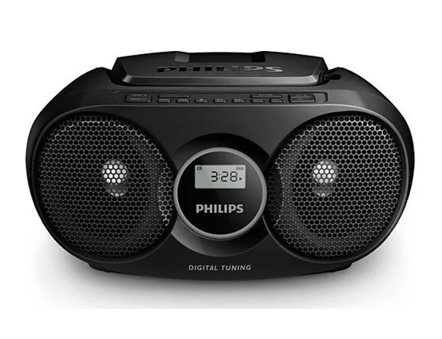 Philips Φορητό Ηχοσύστημα AZ215 AZ215B/12 με CD / Ραδιόφωνο σε Μαύρο Χρώμα - Image 1