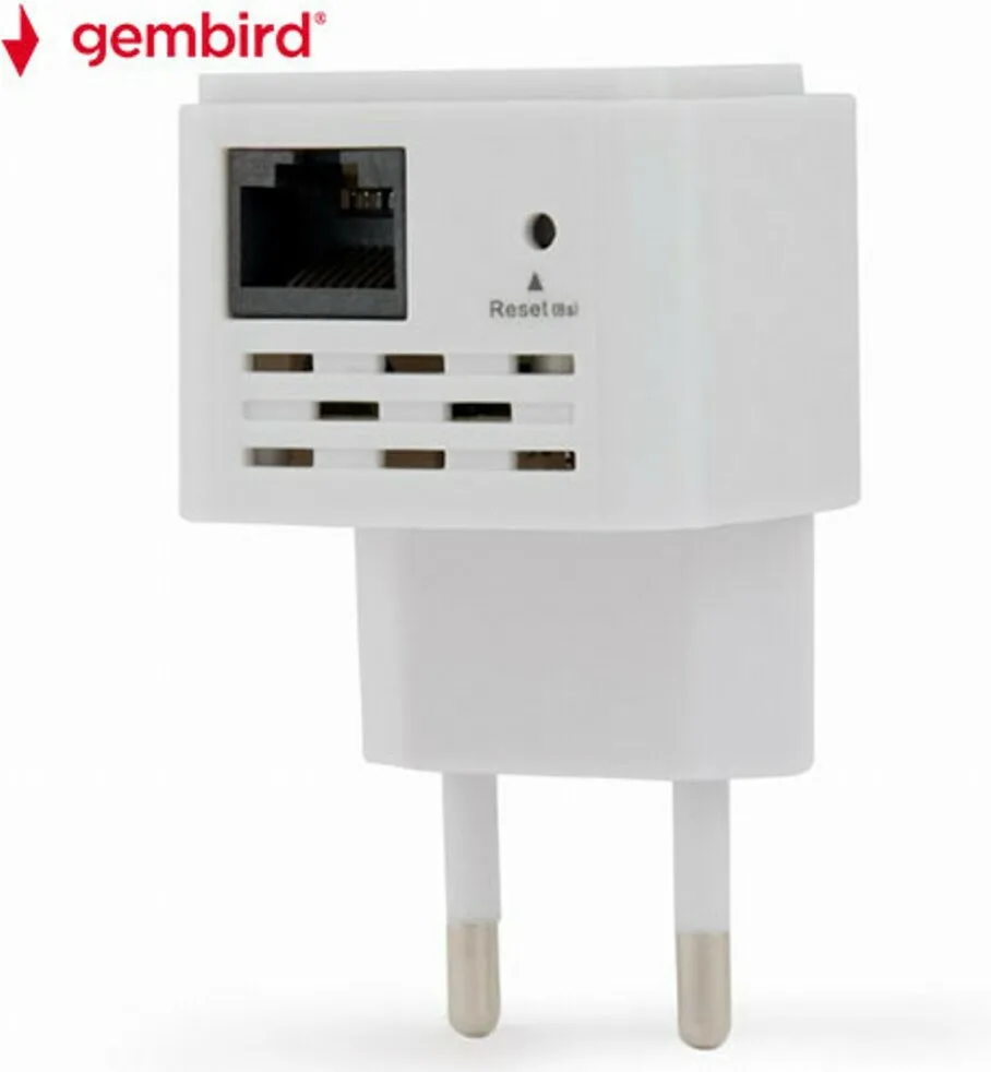 20220221164846_gembird_wnp_rp300_03_wifi_extender_single_band_2_4ghz_300mbps.jpeg Gembird WNP-RP300-03 WiFi Extender Single Band (2.4GHz) 300Mbps White - Image 1