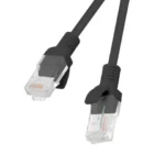 Lanberg U/UTP Cat.6 (Gigabit) Καλώδιο Δικτύου Ethernet 3m Μαύρο PCU6-10CC-0300-BK