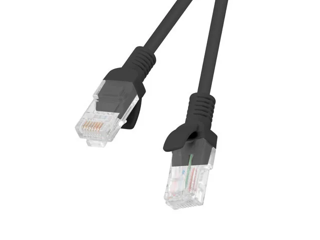 Lanberg U/UTP Cat.6 (Gigabit) Καλώδιο Δικτύου Ethernet 3m Μαύρο PCU6-10CC-0300-BK - Image 1