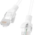 Lanberg U/UTP Cat.6 (Gigabit) Καλώδιο Δικτύου Ethernet 0.5m Λευκό PCU6-10CC-0050-W