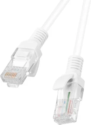 Lanberg U/UTP Cat.6 (Gigabit) Καλώδιο Δικτύου Ethernet 0.5m Λευκό PCU6-10CC-0050-W - Image 1