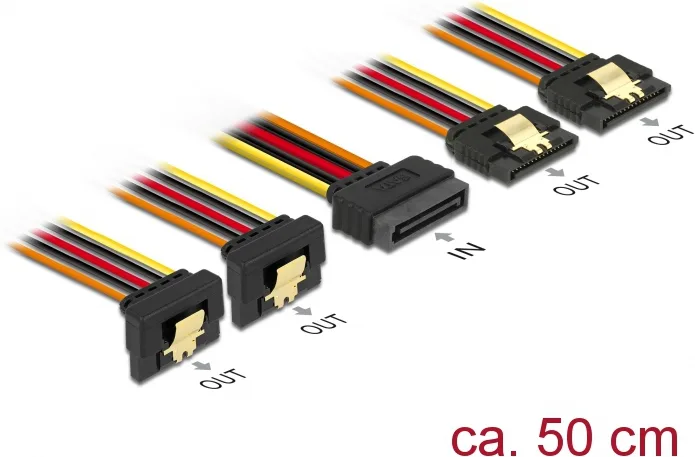 20220420111759_b2bcb01d.jpeg DeLock 15-Pin Sata - 15-Pin Sata Cable 0.15m Πολύχρωμο (60152) - Image 1