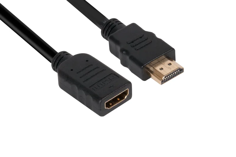 20220503132425_club3d_hdmi_2_0_cable_hdmi_male_hdmi_female_3m_mayro_cac_1321.jpeg Club3D HDMI 2.0 Premium High Speed 4K 60Hz HDR Cable HDMI male - HDMI female 3m Μαύρο CAC-1321 - Image 1