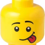 LEGO Παιδικό Κουτί Αποθήκευσης από Πλαστικό Head Κίτρινο 24x24x27cm 40321726