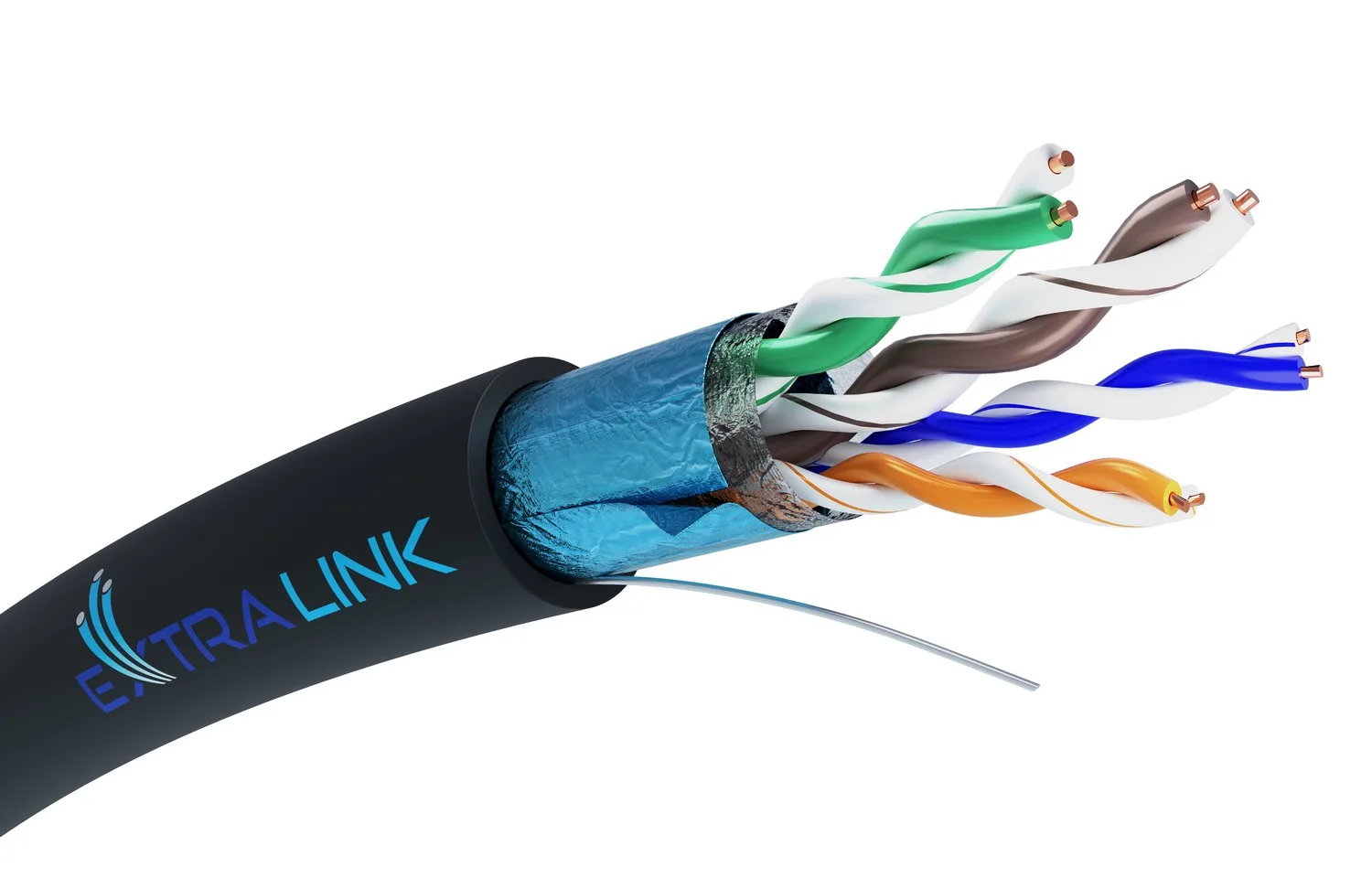 20220713164000_extralink_f_utp_cat_5e_kalodio_diktyou_ethernet_exoterikou_chorou_choris_akrodektes_100m_mayro_ex_19706.jpeg Extralink F/UTP Cat.5e (Gigabit) Καλώδιο Δικτύου Ethernet εξωτερικού χώρου χωρίς ακροδέκτες 100m Μαύρο EX.19706 - Image 1