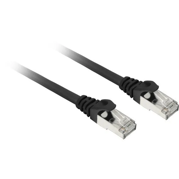 Sharkoon S/FTP Cat.7a (10Gbps) Καλώδιο Δικτύου Ethernet 0.5m Μαύρο - Image 1