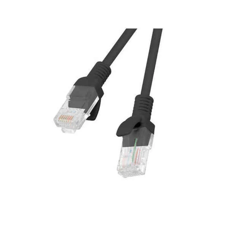 Lanberg U/UTP Cat.5e (Gigabit) Καλώδιο Δικτύου Ethernet 1.5m Μαύρο PCU5-10CC-0150-BK - Image 1