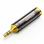 Ugreen Μετατροπέας 3.5mm male σε 6.3mm female Γκρι 1τμχ 60711