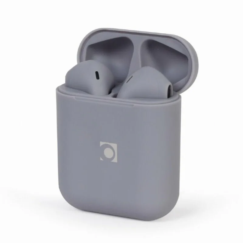 Gembird Seattle In-ear Bluetooth Handsfree Ακουστικά με Θήκη Φόρτισης Misty Grey - Image 1
