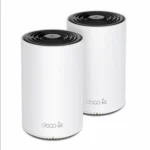 TP-LINK Deco XE75 Pro v2 Access Point με Mesh Wi‑Fi 6E Dual Band (2.4 & 5GHz) Διπλό Kit