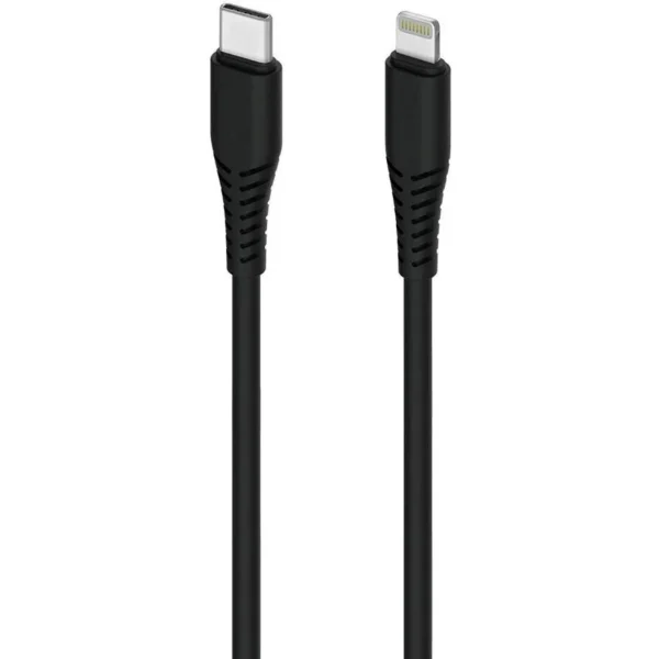 2GO USB-C to Lightning Cable Μαύρο 1m (795848)