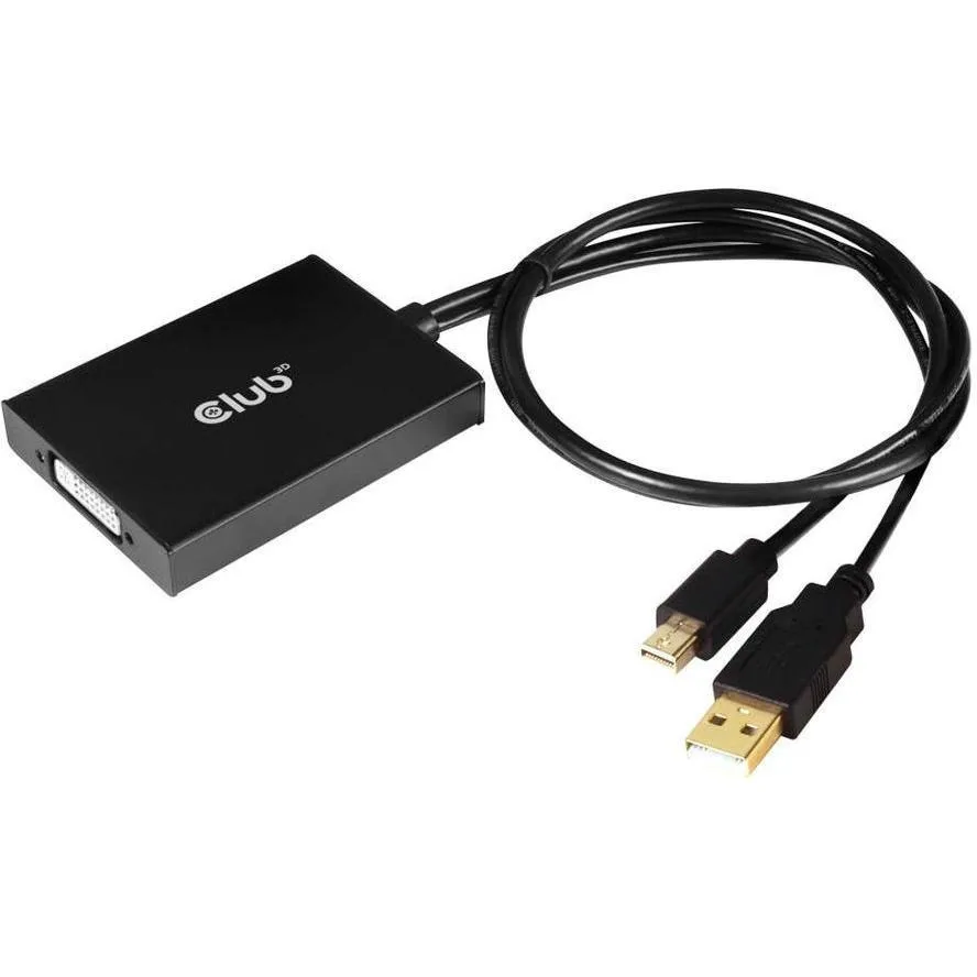 20221207161820_club3d_metatropeas_usb_a_mini_displayport_male_se_dvi_i_female_cac_1130_a.jpeg Club3D Μετατροπέας USB-A / mini DisplayPort male σε DVI-I female 1τμχ CAC-1130-A - Image 1