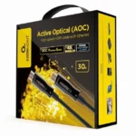 Cablexpert Active Optical HDMI 2.0 Premium High Speed 4K 60Hz HDR Cable HDMI male - HDMI male 30m Μαύρο CCBP-HDMI-AOC-30M-02