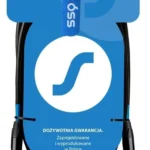 Καλώδιο Ήχου TS 3.5mm male - 3.5mm male Μαύρο 5m με Επίχρυσους Ακροδέκτες SS-1449