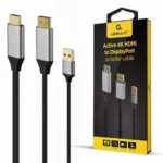 Cablexpert Cable DisplayPort male - HDMI male 2m Μαύρο (A-HDMIM-DPM-01)