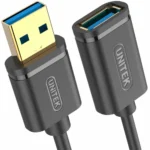 Unitek USB 3.0 Cable USB-A male - USB-A female Μαύρο 3m (Y-C4030GBK)