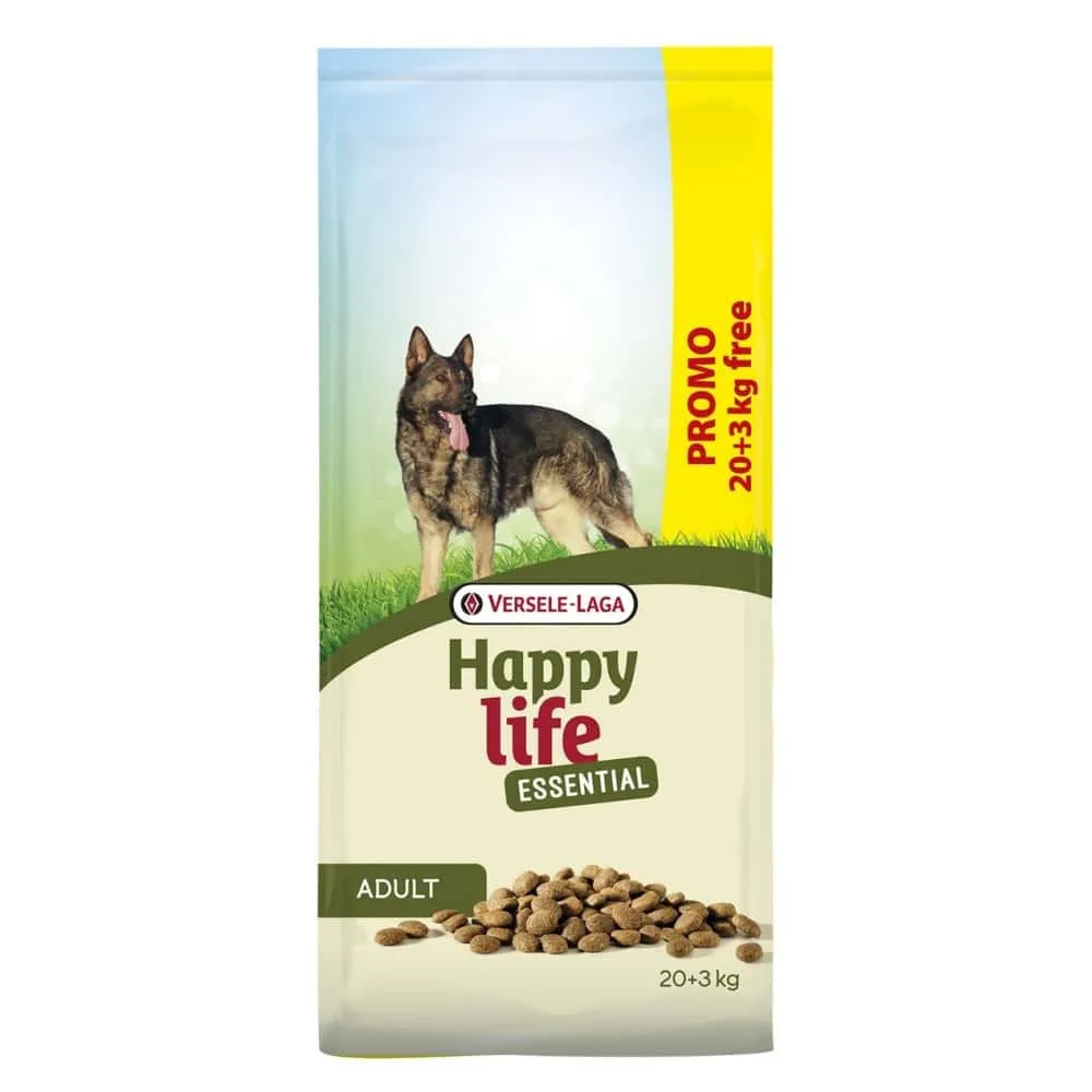 Versele Laga Happy Life Essential Adult 20kg Ξηρά Τροφή για Ενήλικους Σκύλους με Κοτόπουλο - Image 1