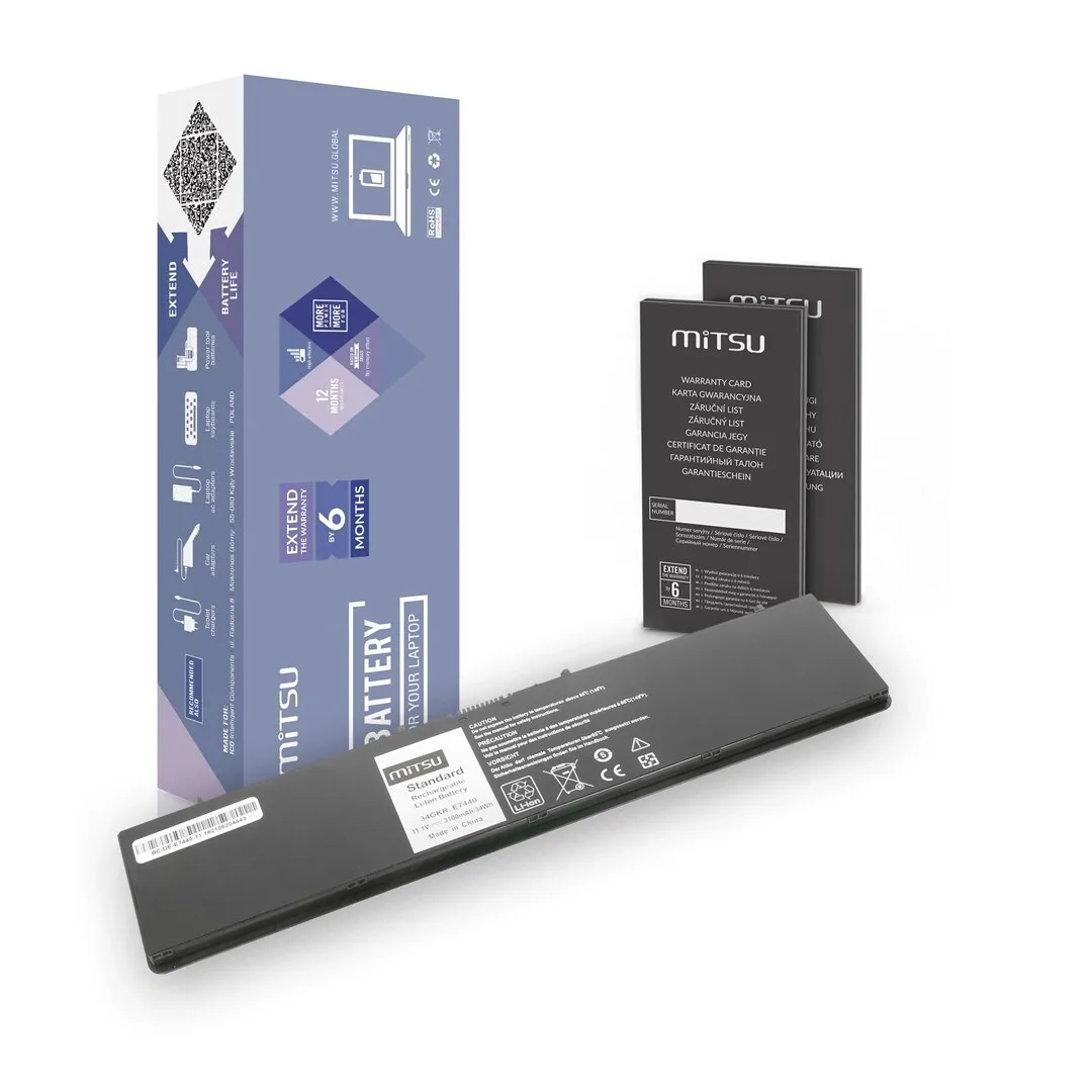 20230504140627_mitsu_symvati_mpataria_gia_dell_latitude_e7440_me_3100mah_5bm361.jpeg Συμβατή Μπαταρία για Dell Latitude E7440 με 3100mAh 5BM361 - Image 1