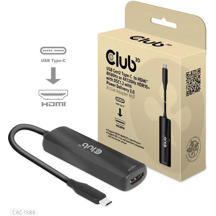 20230518095254_club3d_metatropeas_usb_c_male_se_hdmi_female_cac_1588.jpeg Club3D Μετατροπέας USB-C male σε HDMI female 1τμχ CAC-1588 - Image 1