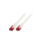 EFB S/FTP Cat.6 (Gigabit) Καλώδιο Δικτύου Ethernet 1m Λευκό K5518.1